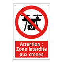 Attention : Zone interdite aux drones