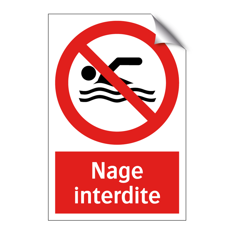 Nage interdite