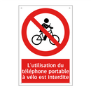 L'utilisation du téléphone portable à vélo est interdite