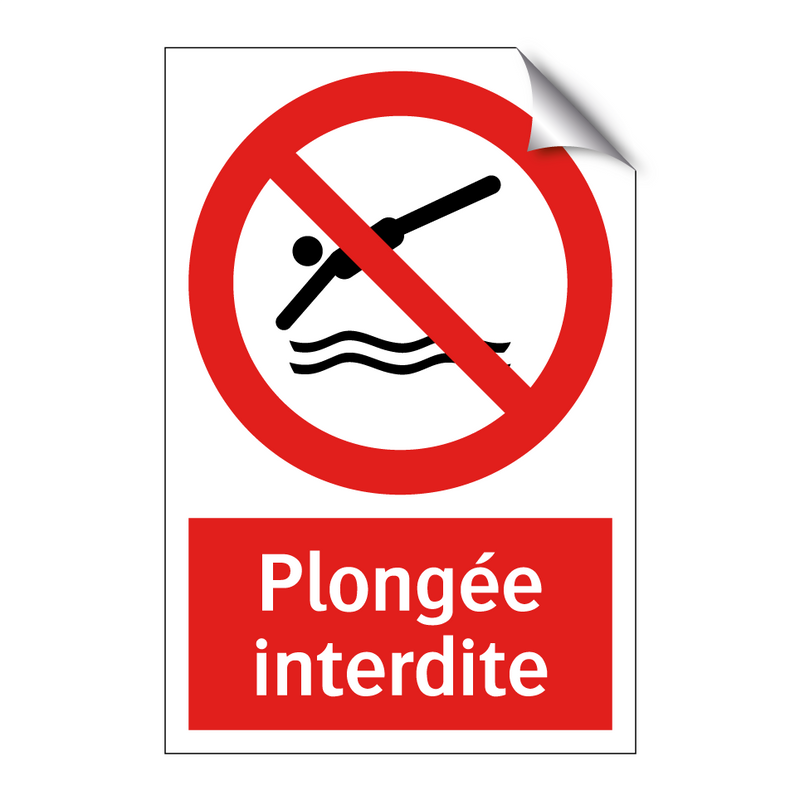 Plongée interdite