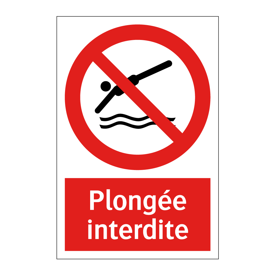 Plongée interdite