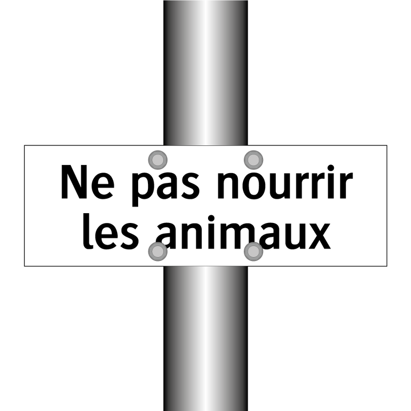 Ne pas nourrir les animaux