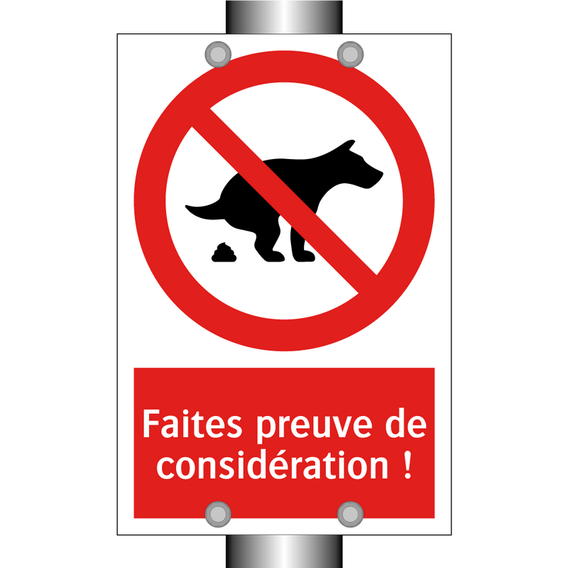 Faites preuve de considération !