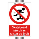 Skateboard interdit en raison du bruit