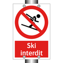 Ski interdit