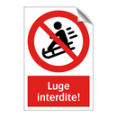 Luge interdite!