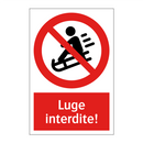 Luge interdite!