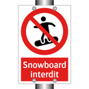 Snowboard interdit
