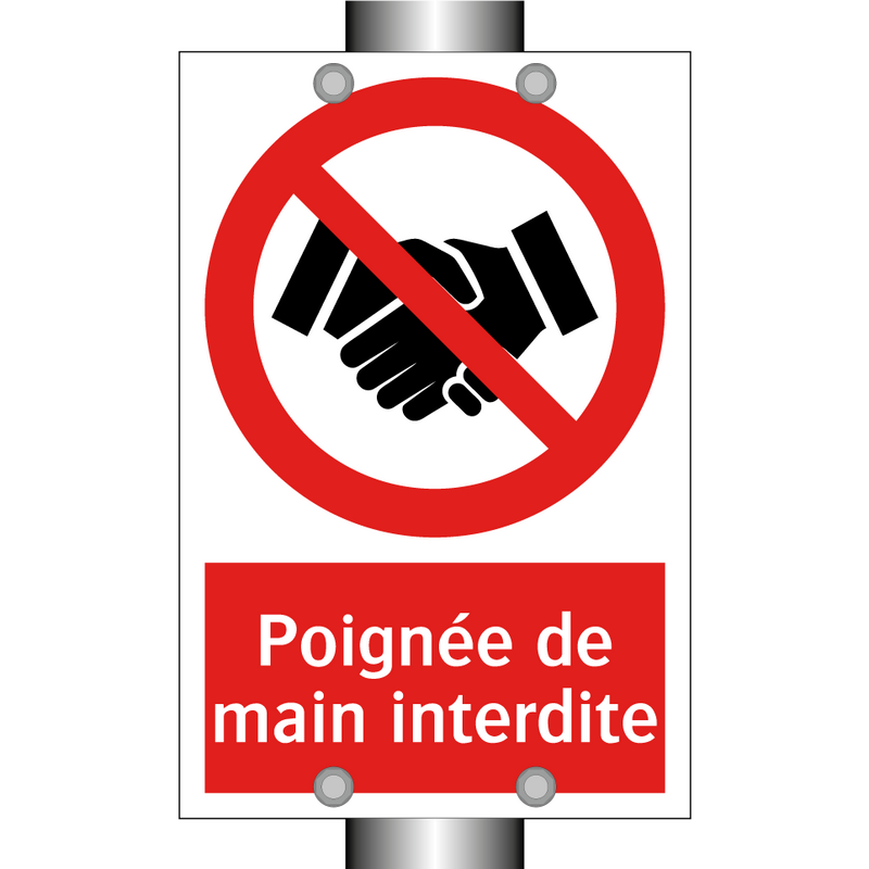 Poignée de main interdite