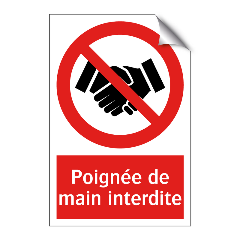 Poignée de main interdite