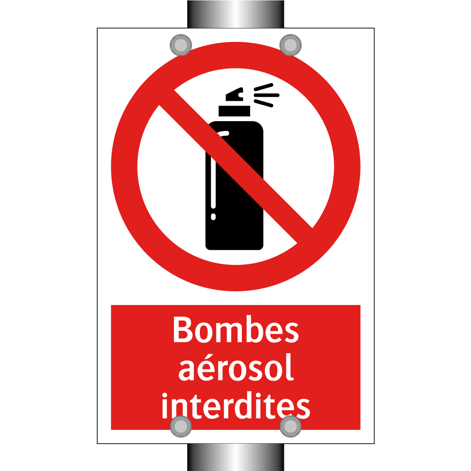 Bombes aérosol interdites