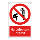 Harcèlement interdit