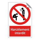 Harcèlement interdit