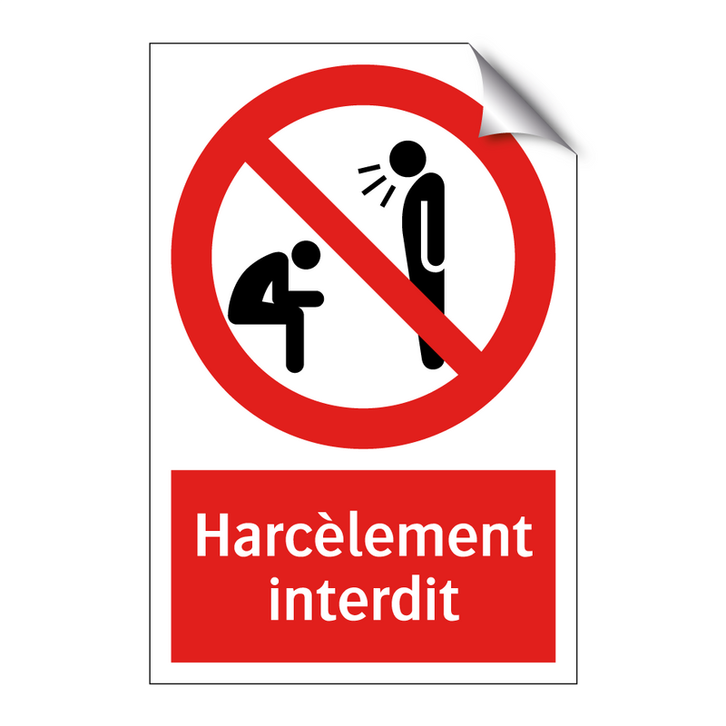 Harcèlement interdit
