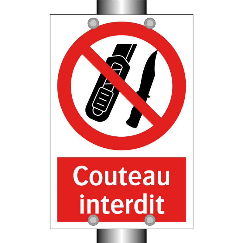 Couteau interdit
