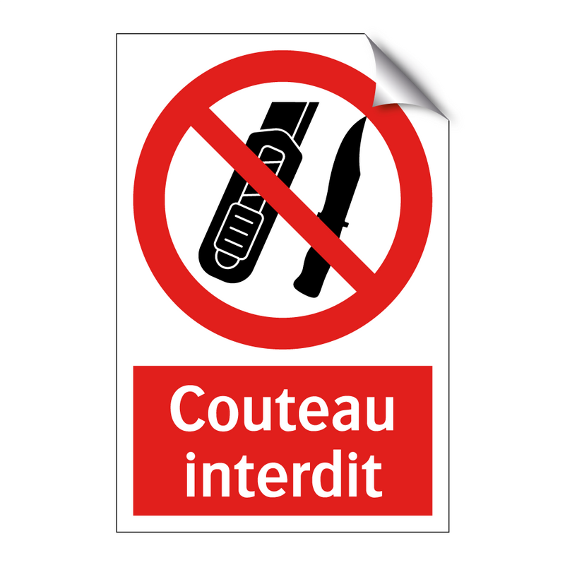 Couteau interdit