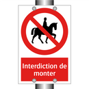 Interdiction de monter