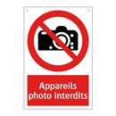 Appareils photo interdits