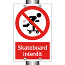 Skateboard interdit