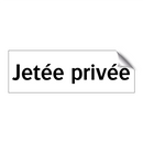 Jetée privée