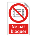 Ne pas bloquer