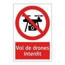 Vol de drones interdit