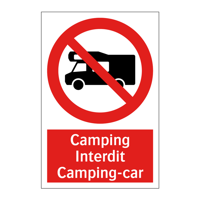 Camping Interdit Camping-car