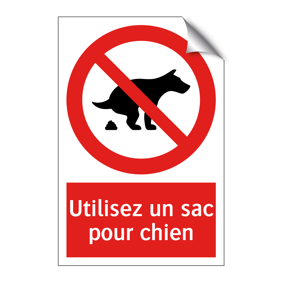 Utilisez un sac pour chien