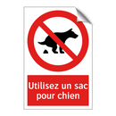 Utilisez un sac pour chien