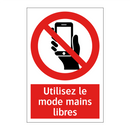 Utilisez le mode mains libres