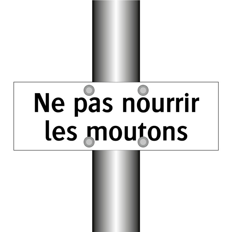 Ne pas nourrir les moutons