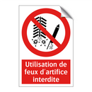 Utilisation de feux d'artifice interdite