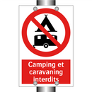 Camping et caravaning interdits