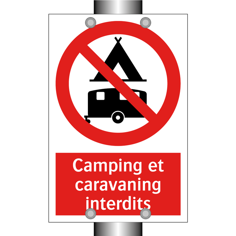 Camping et caravaning interdits