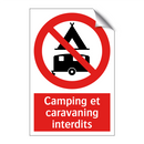 Camping et caravaning interdits