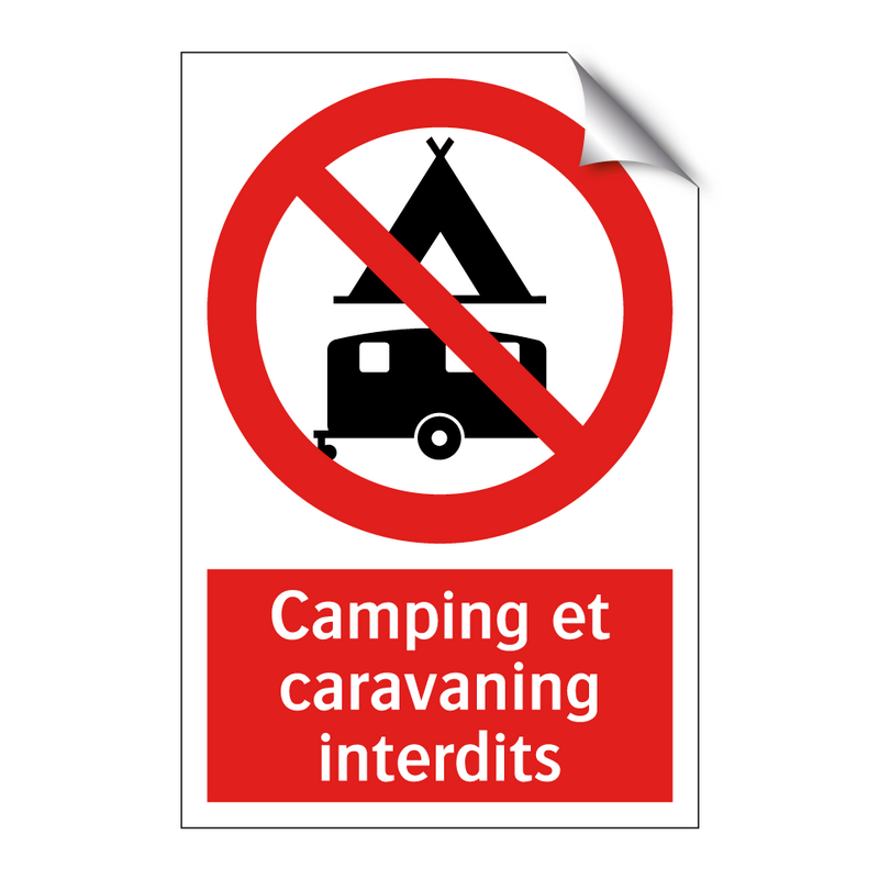 Camping et caravaning interdits