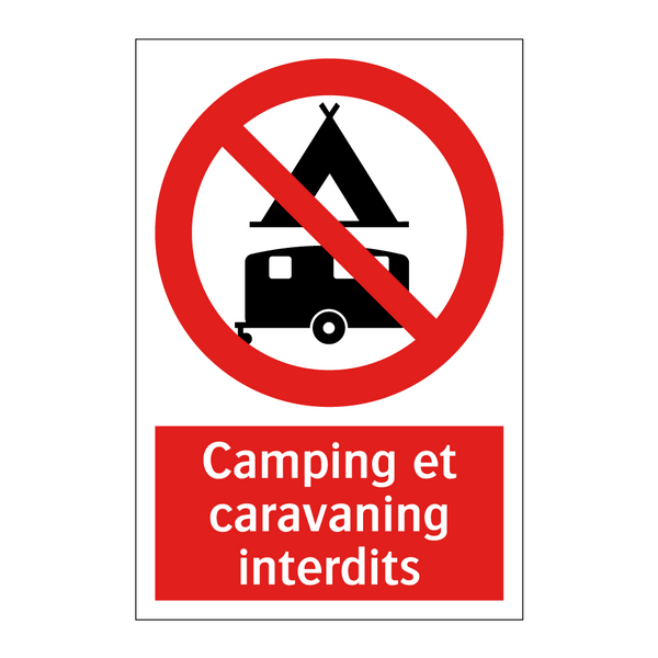 Camping et caravaning interdits
