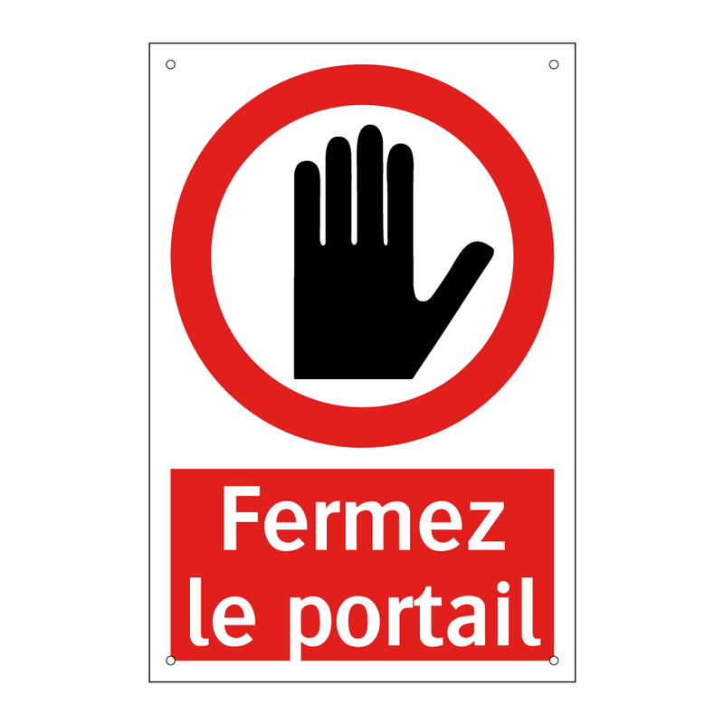 Fermez le portail