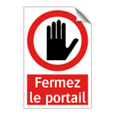 Fermez le portail
