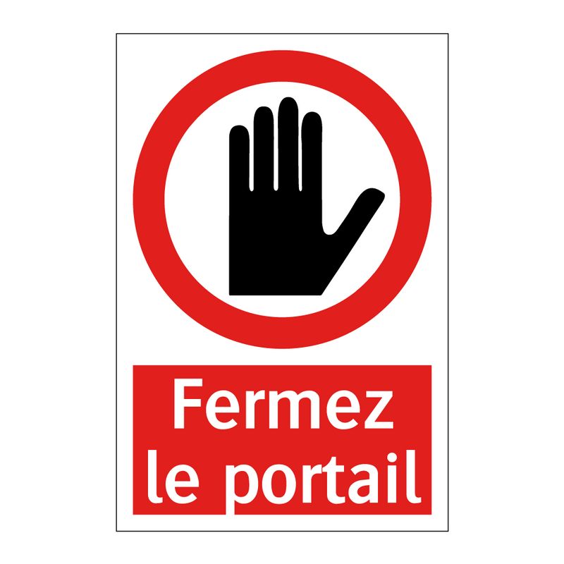 Fermez le portail