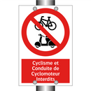 Cyclisme et Conduite de Cyclomoteur Interdits