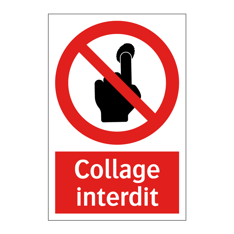 Collage interdit
