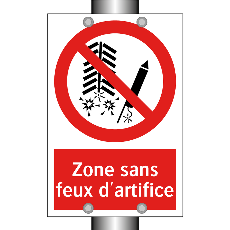 Zone sans feux d'artifice