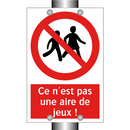 Ce n'est pas une aire de jeux !