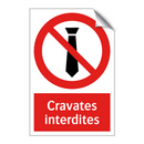 Cravates interdites
