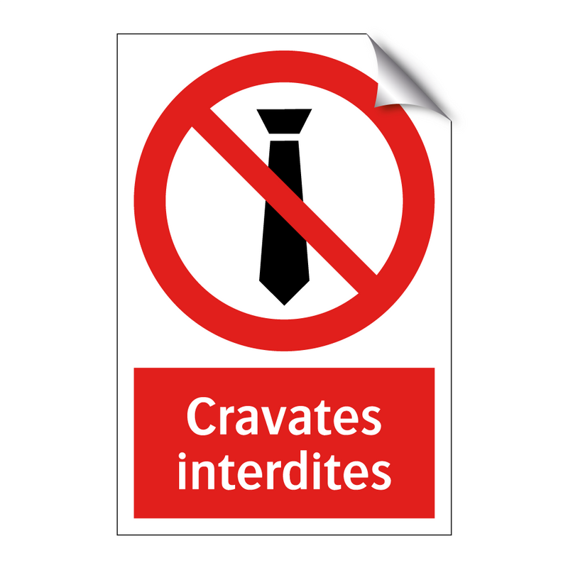 Cravates interdites