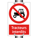 Tracteurs interdits