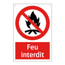 Feu interdit