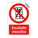 Escalade interdite