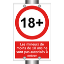 Les mineurs de moins de 18 ans ne sont pas autorisés à entrer